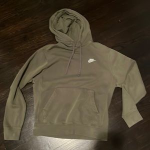 Army green Nike hoodie